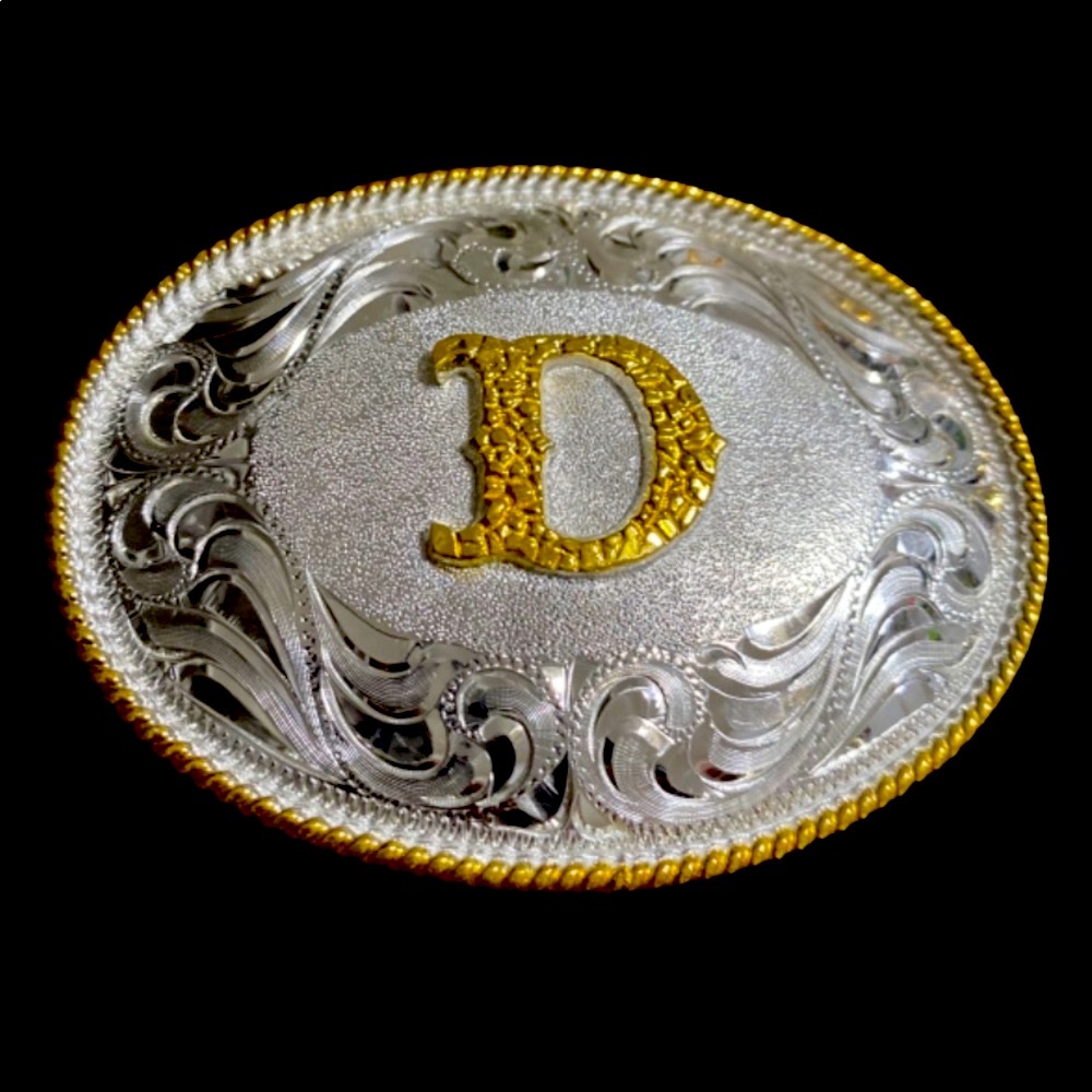 Vintage Brand New Silver Alpaca Belt Buckles